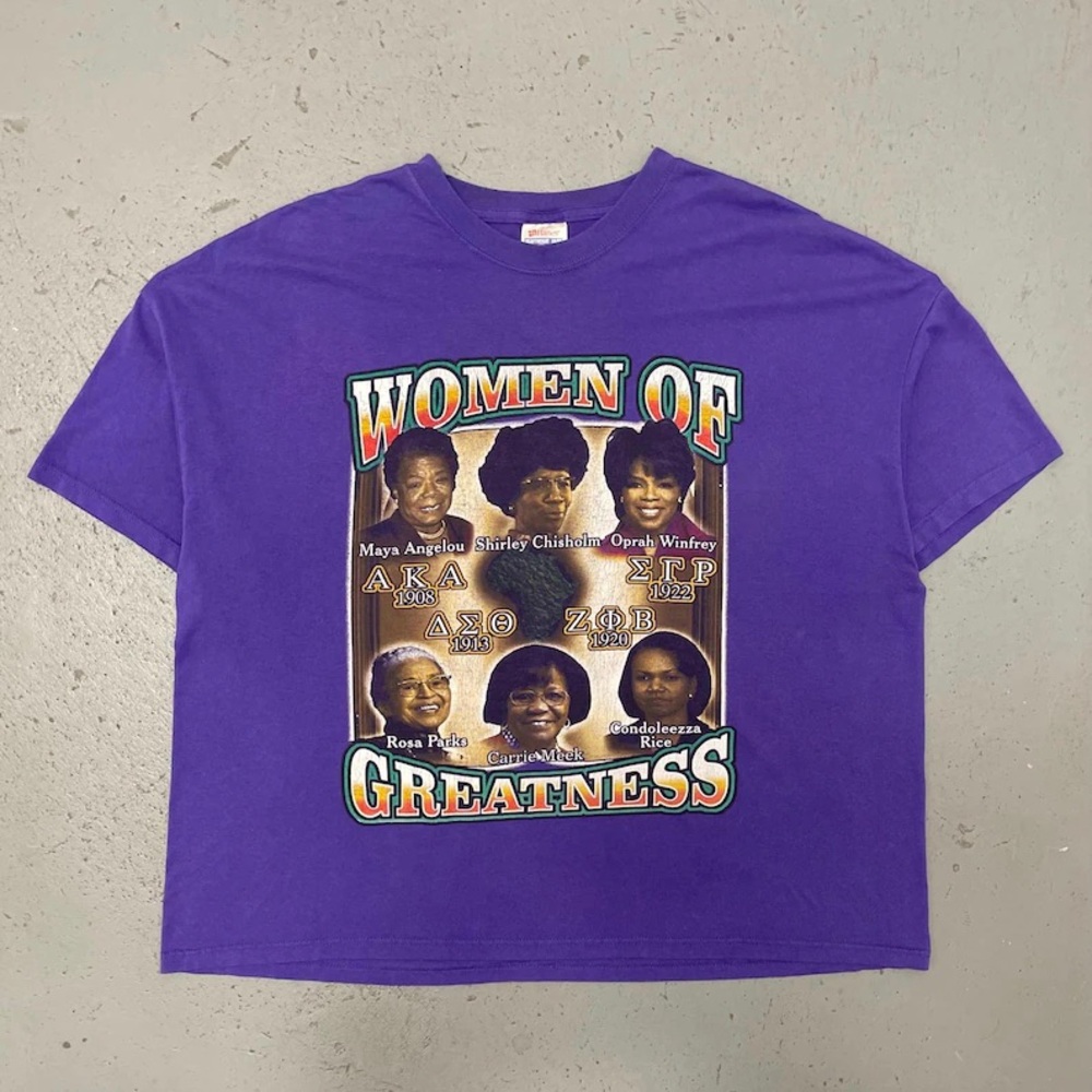 Vintage 2000s Women Of Greatness Rare Oprah Winfrey Rap Tee T Shirt 3XL